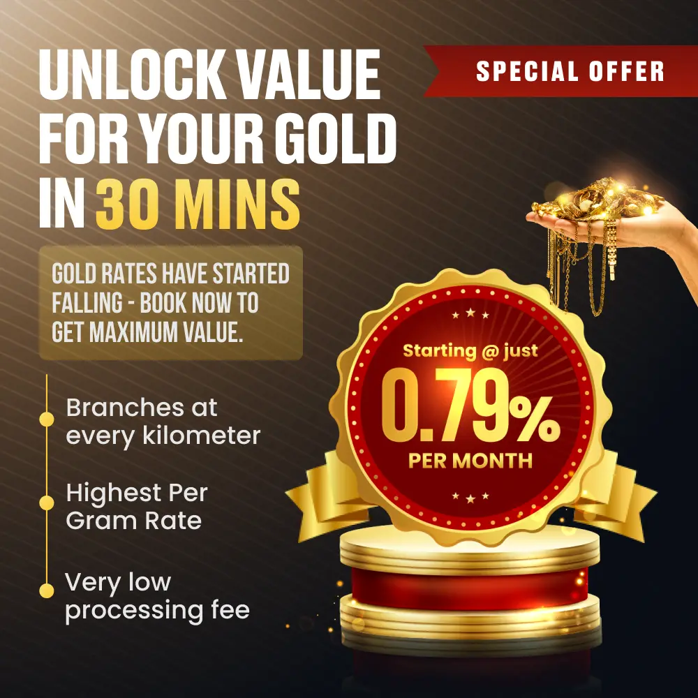 Get Gold Loan at lowest interest rate