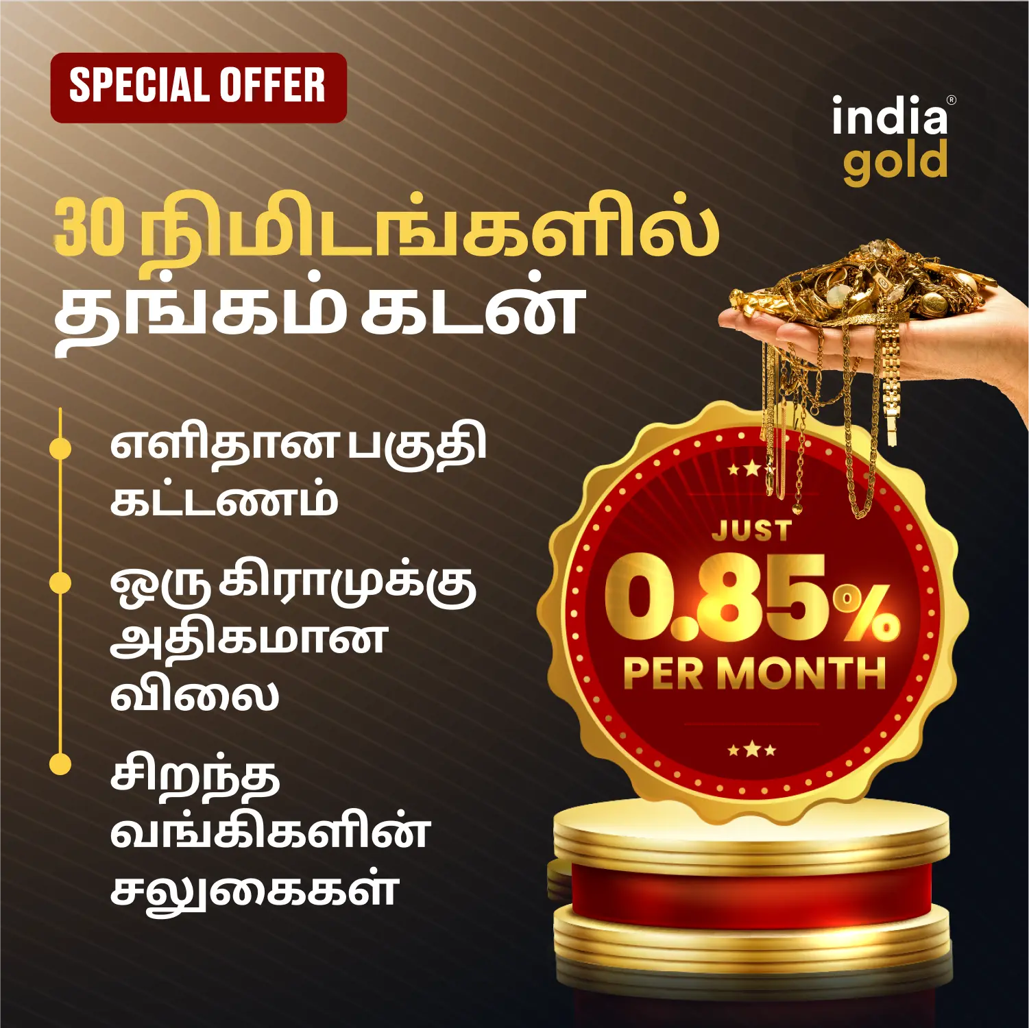 Get Gold Loan at lowest interest rate