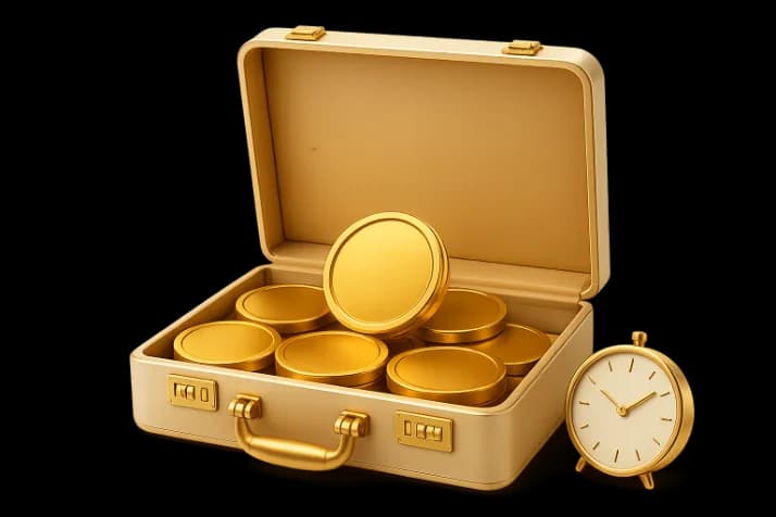 Digital gold stored in vault
